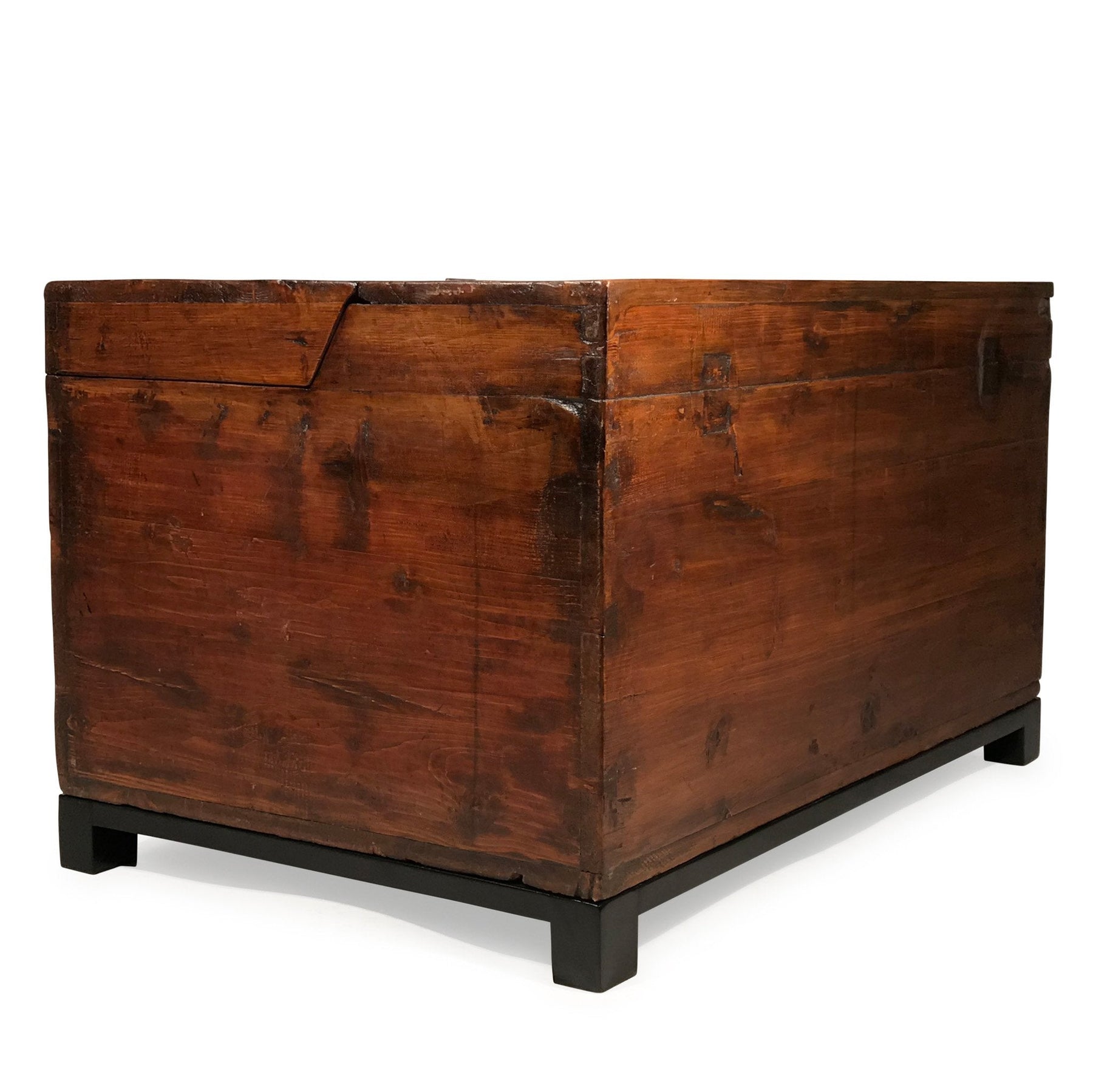 Mongolian Painted Chest From Gansu - 19thC