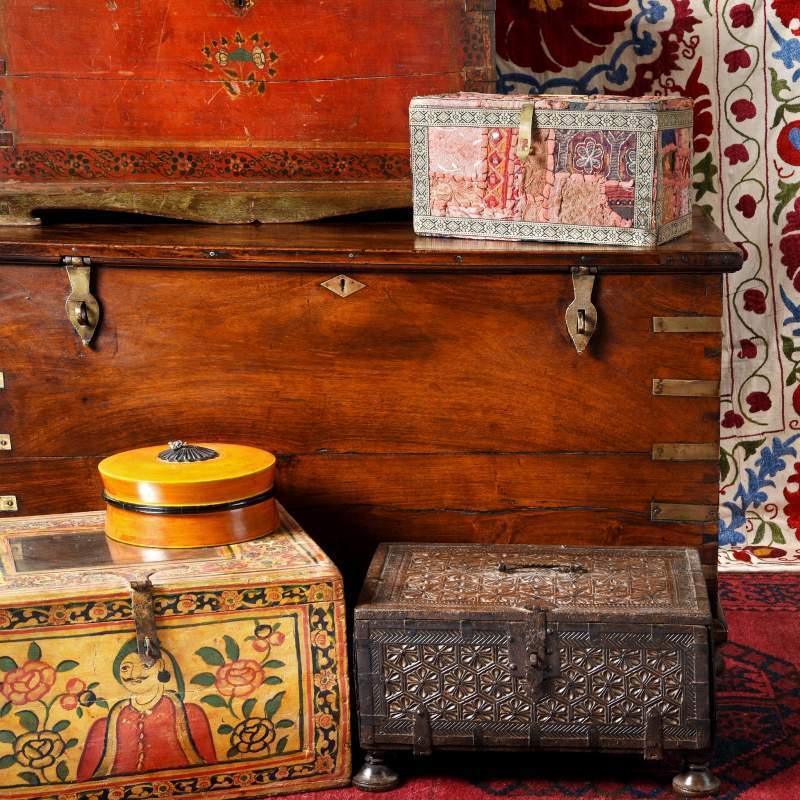 Jewellery Box (Exceptional Quality) from Bikaner - 18thC