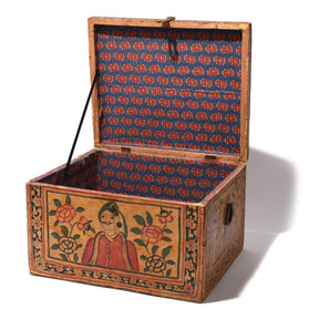 Painted Box From Shekhawati - 19thC