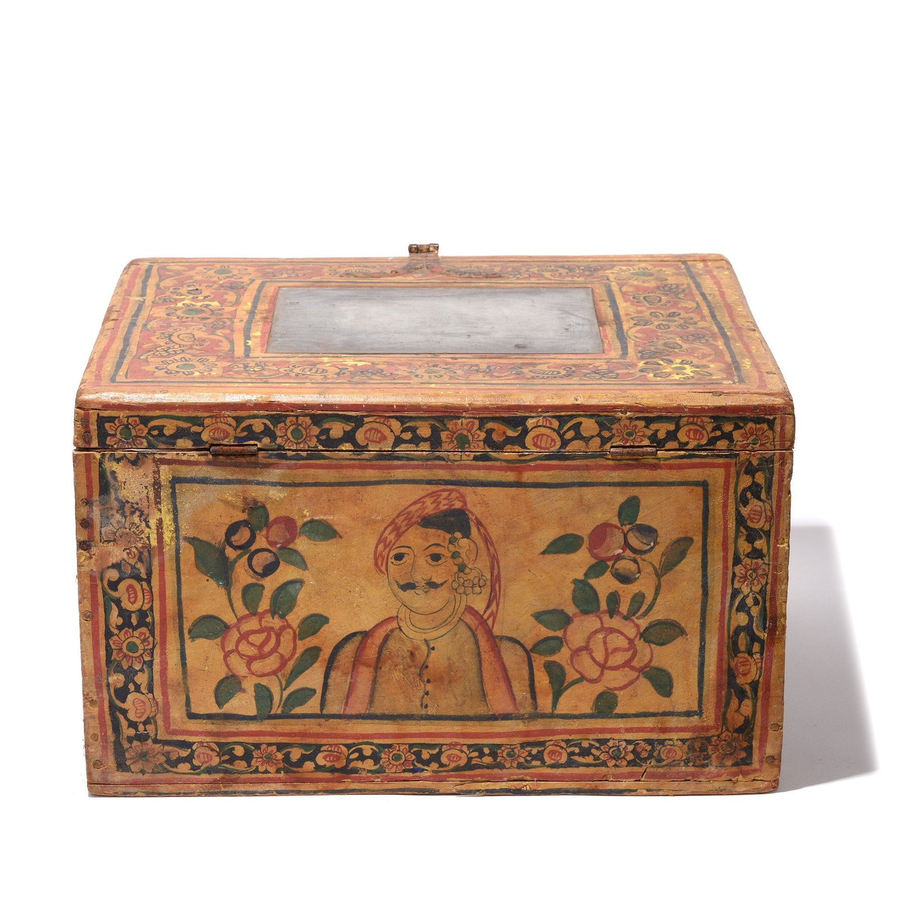 Painted Box From Shekhawati - 19thC