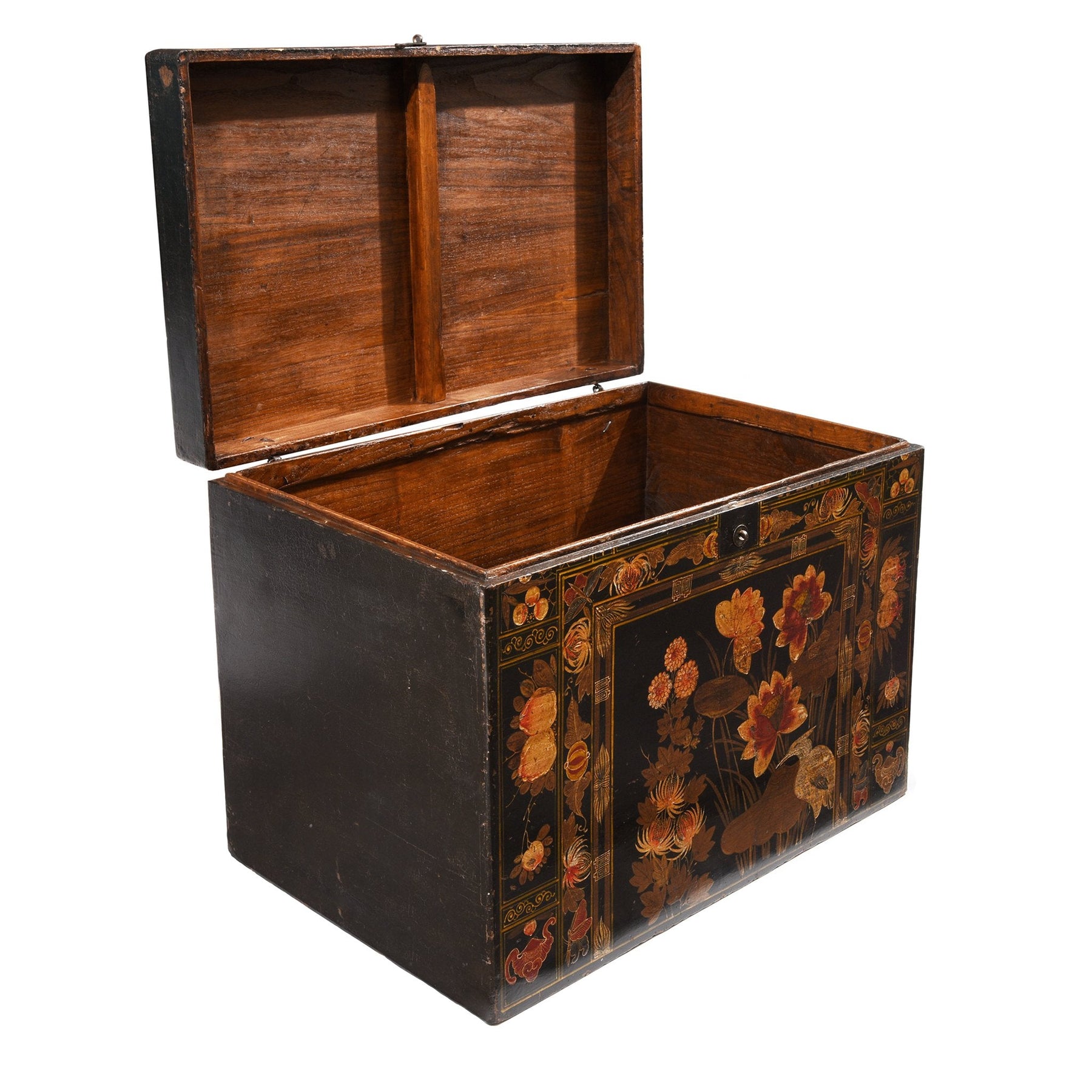 Painted Chinese Opera Chest From Shanxi - Ca 1900