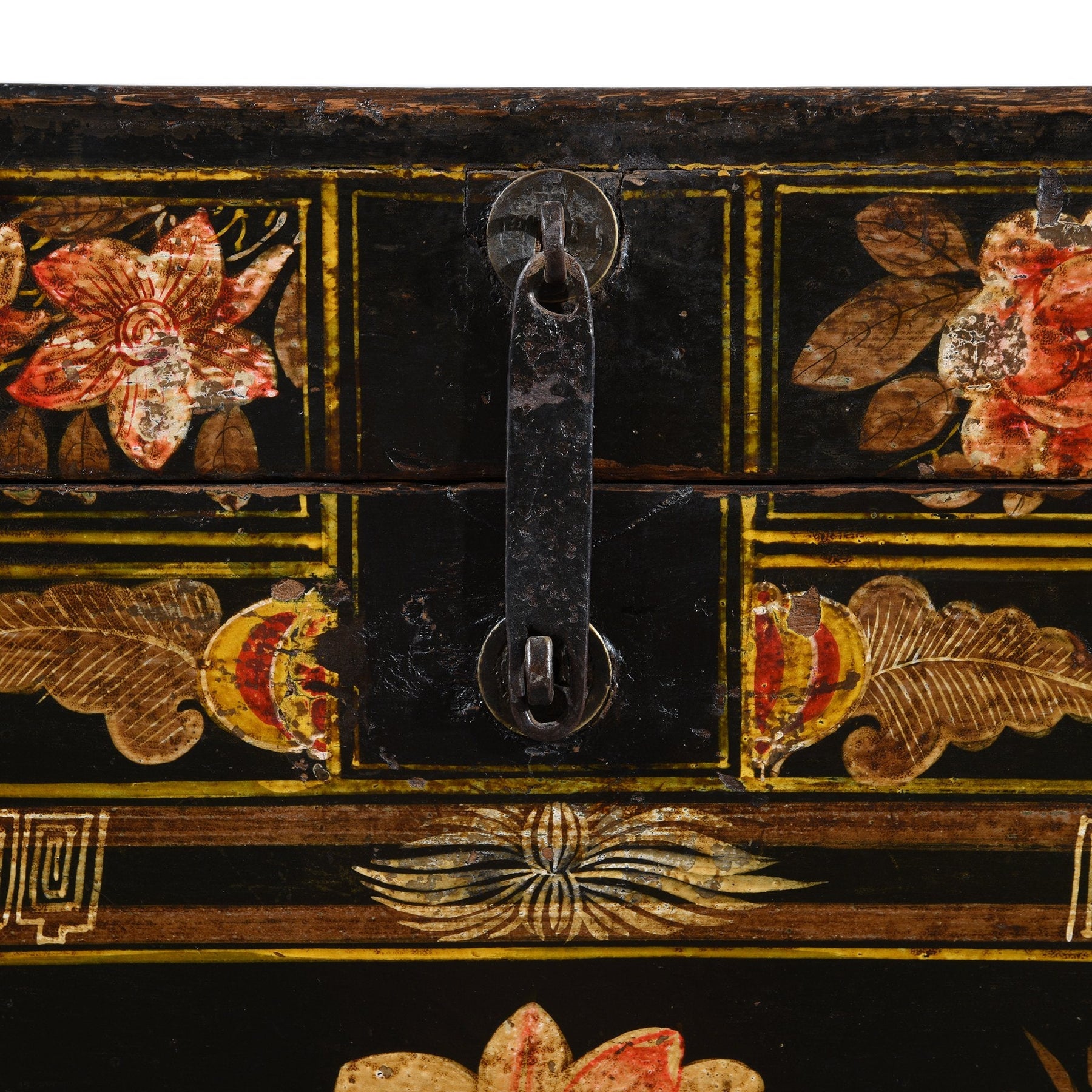 Painted Chinese Opera Chest From Shanxi - Ca 1900