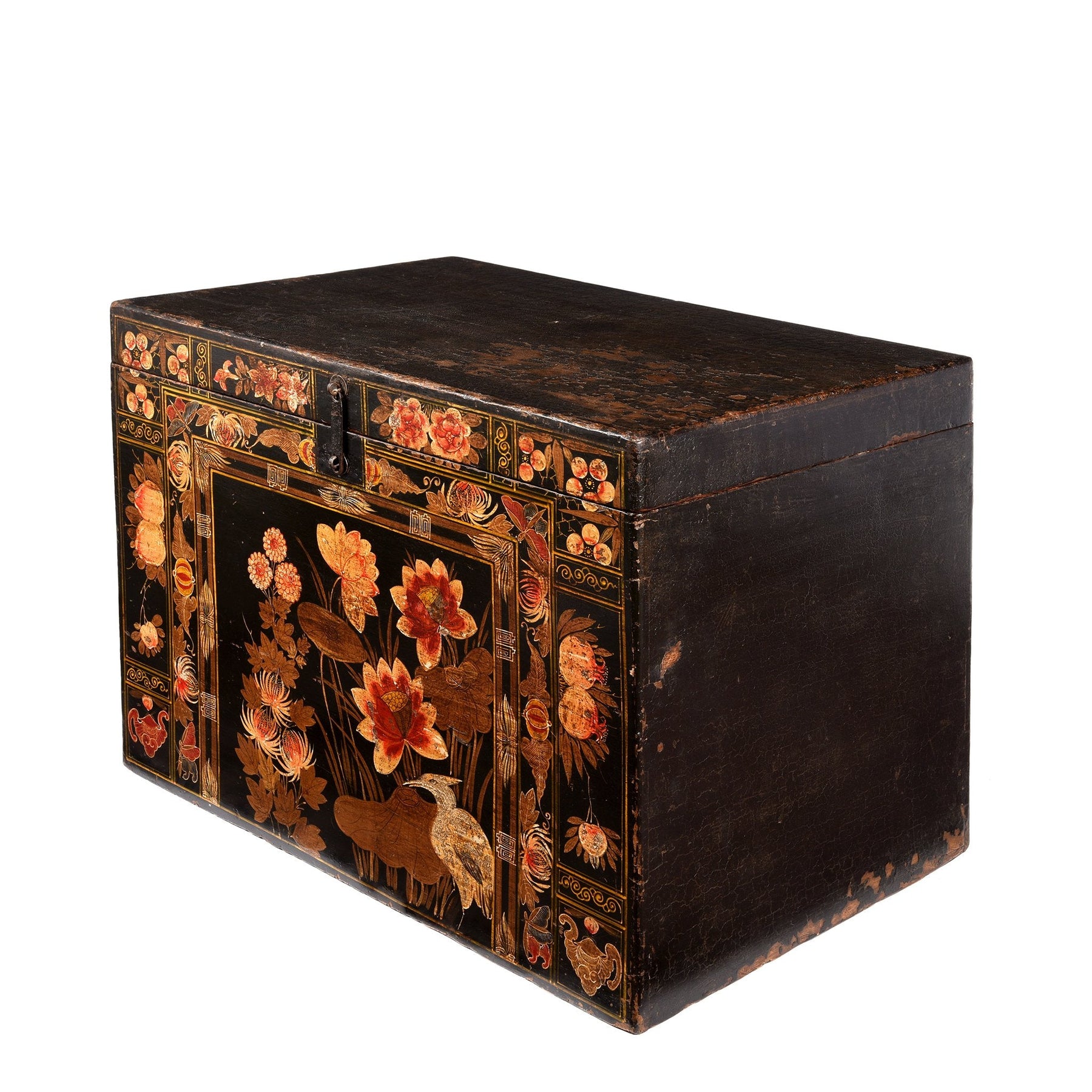 Painted Chinese Opera Chest From Shanxi - Ca 1900