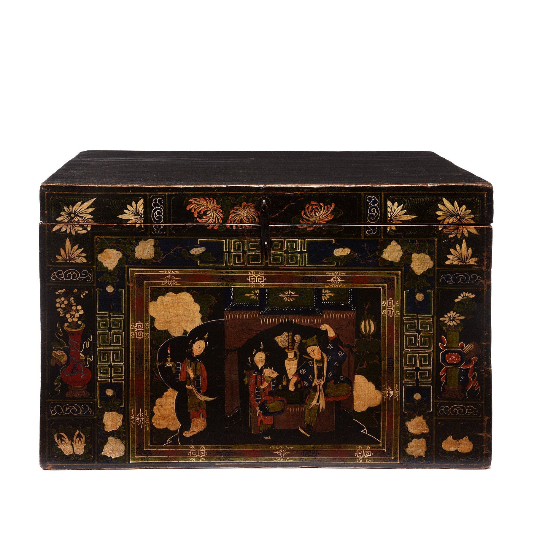 Painted Opera Chest from Shanxi - 19thC