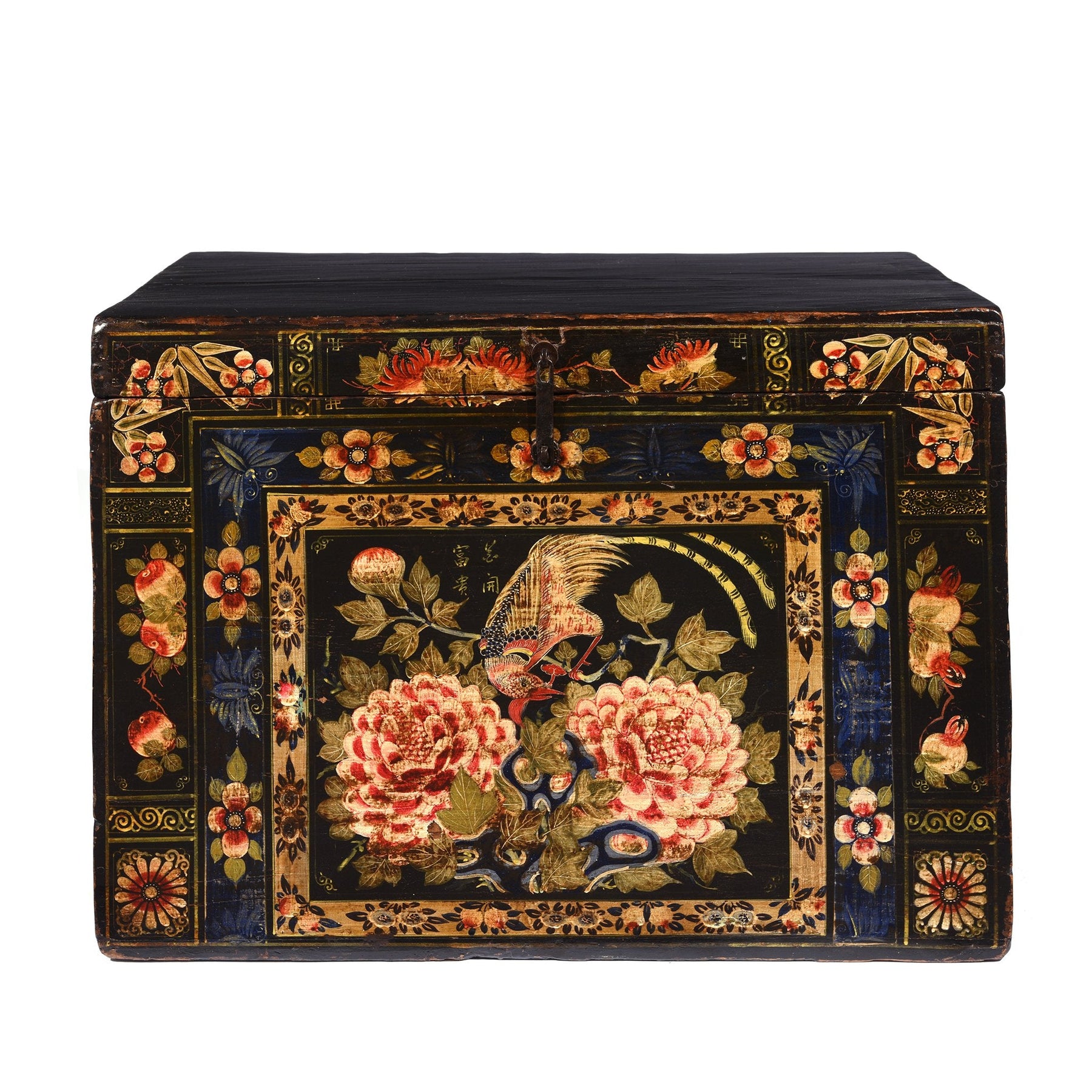 Painted Opera Chest From Shanxi Province - 19thC