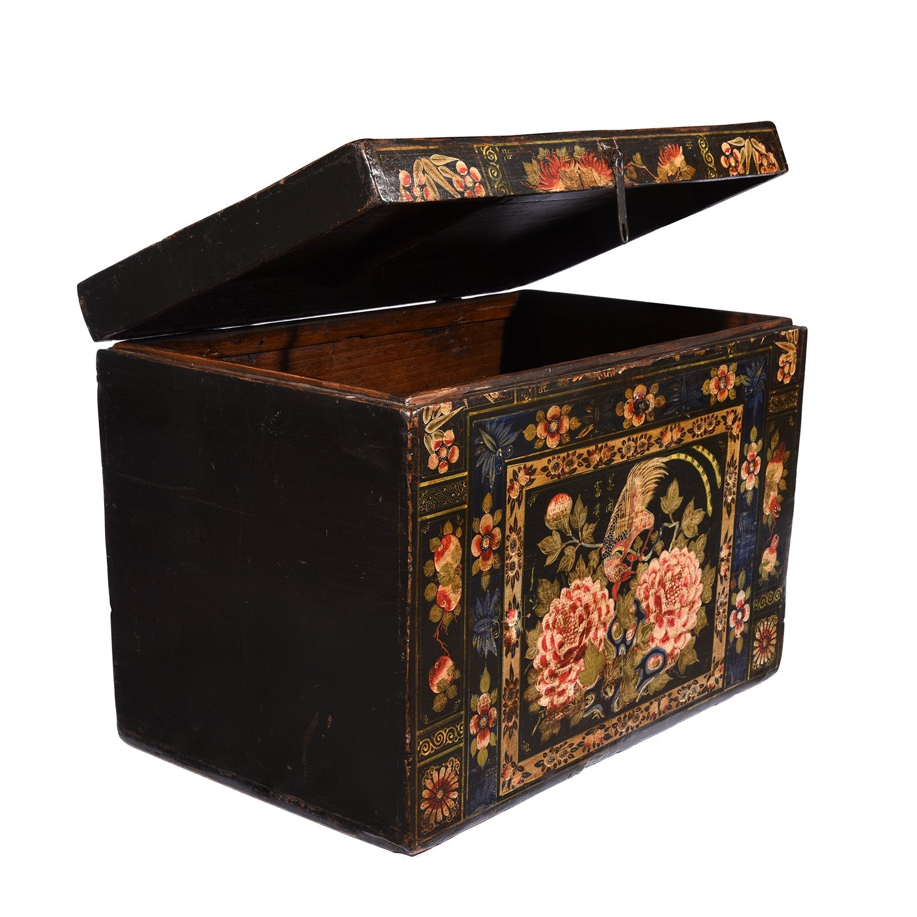 Painted Opera Chest From Shanxi Province - 19thC