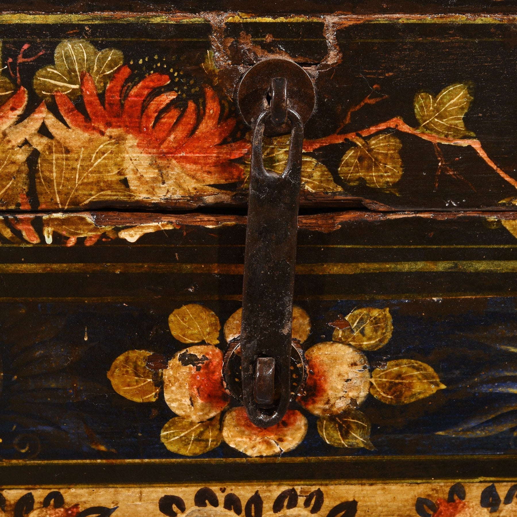 Painted Opera Chest From Shanxi Province - 19thC