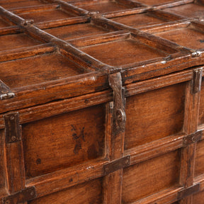 Teak Stick Box Coffee Table From Rajasthan - 19thC