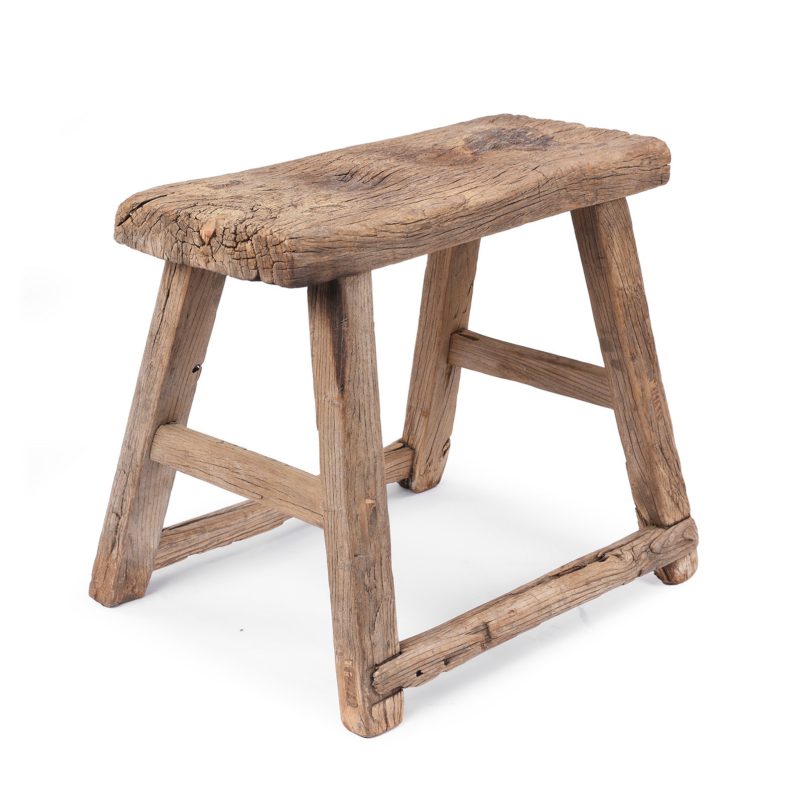 Elm Saddle Stool from Shanxi  - 19th Century
