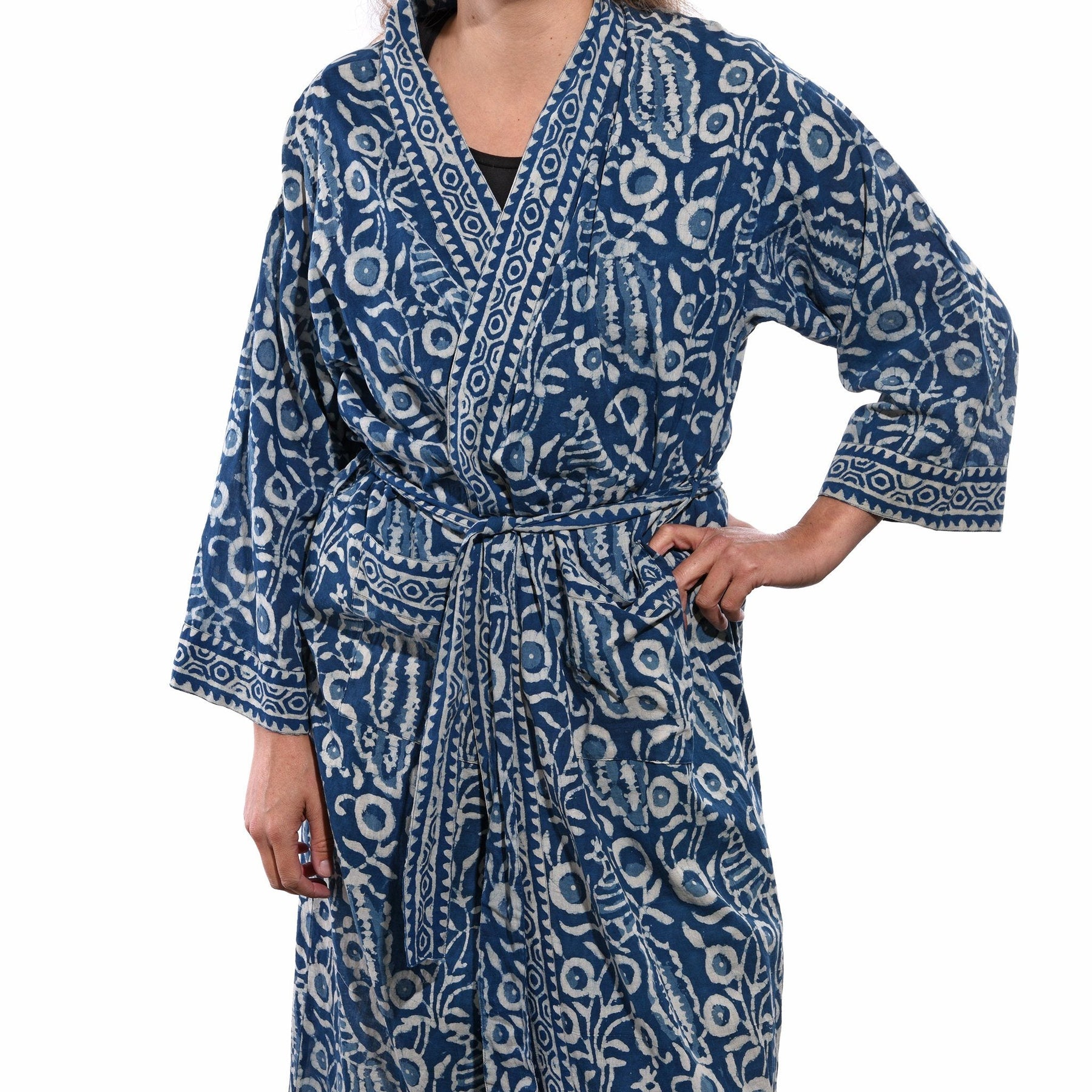 Bath Robe- 100% Cotton - Assorted Designs