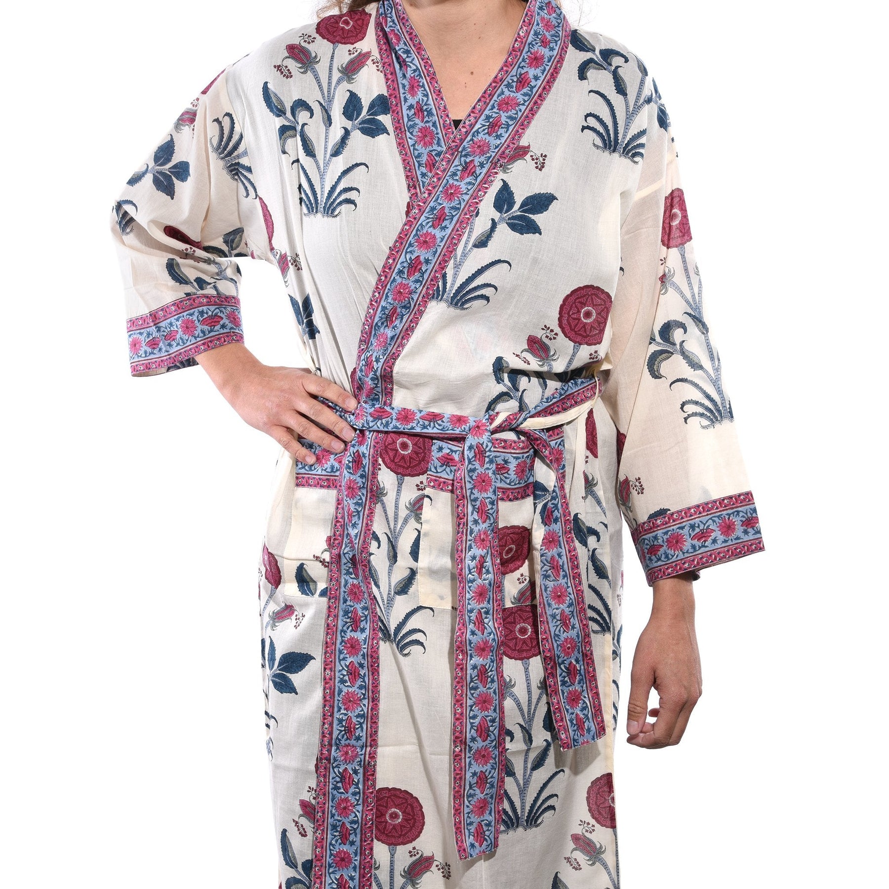 Bath Robe- 100% Cotton - Assorted Designs