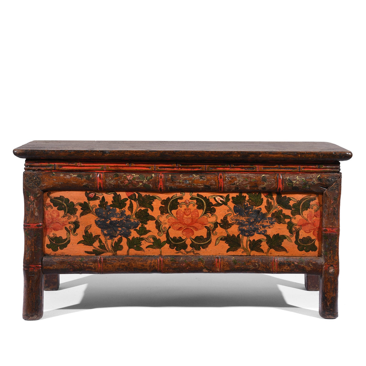 Antique Painted Tibetan Choksar - 18thC