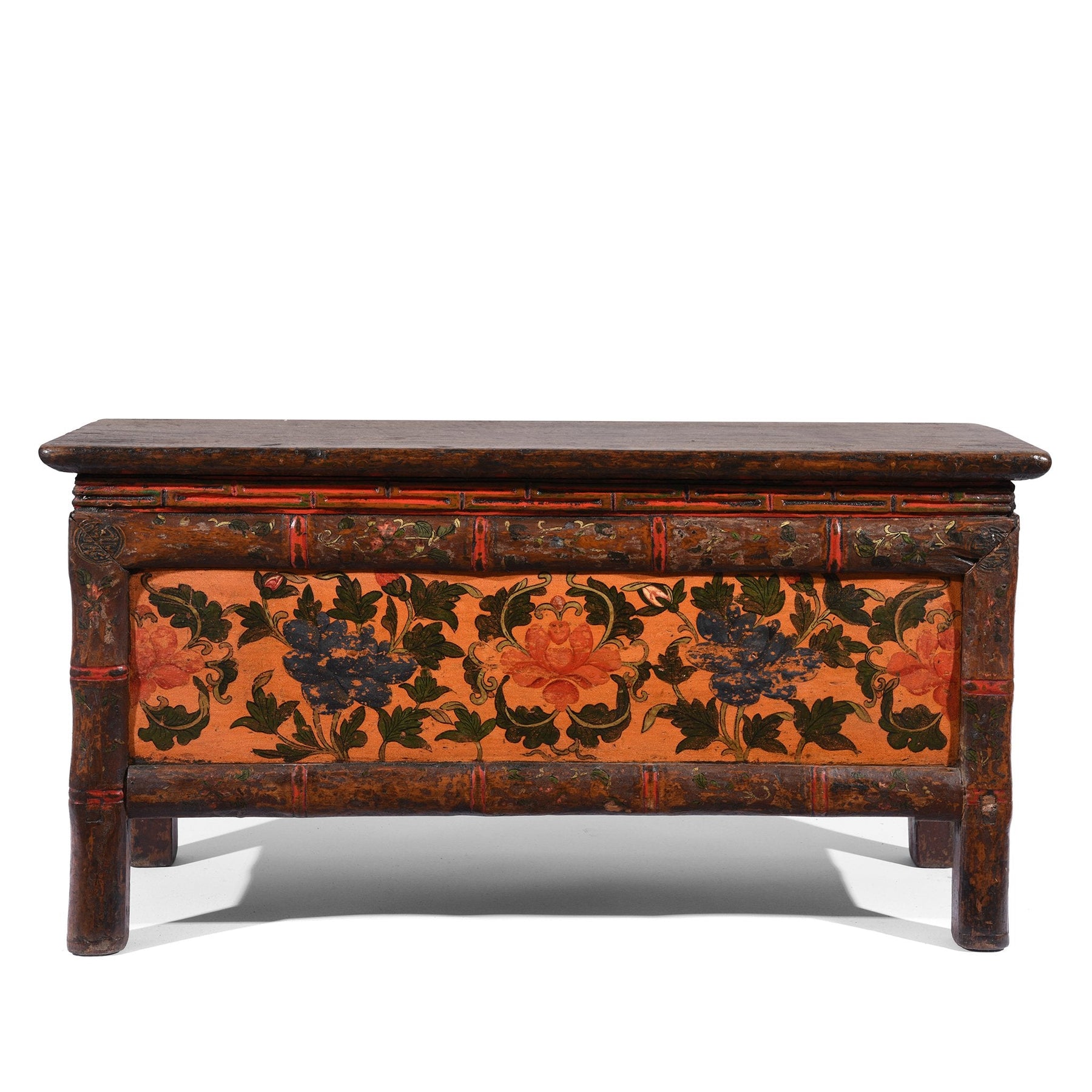 Antique Painted Tibetan Choksar - 18thC