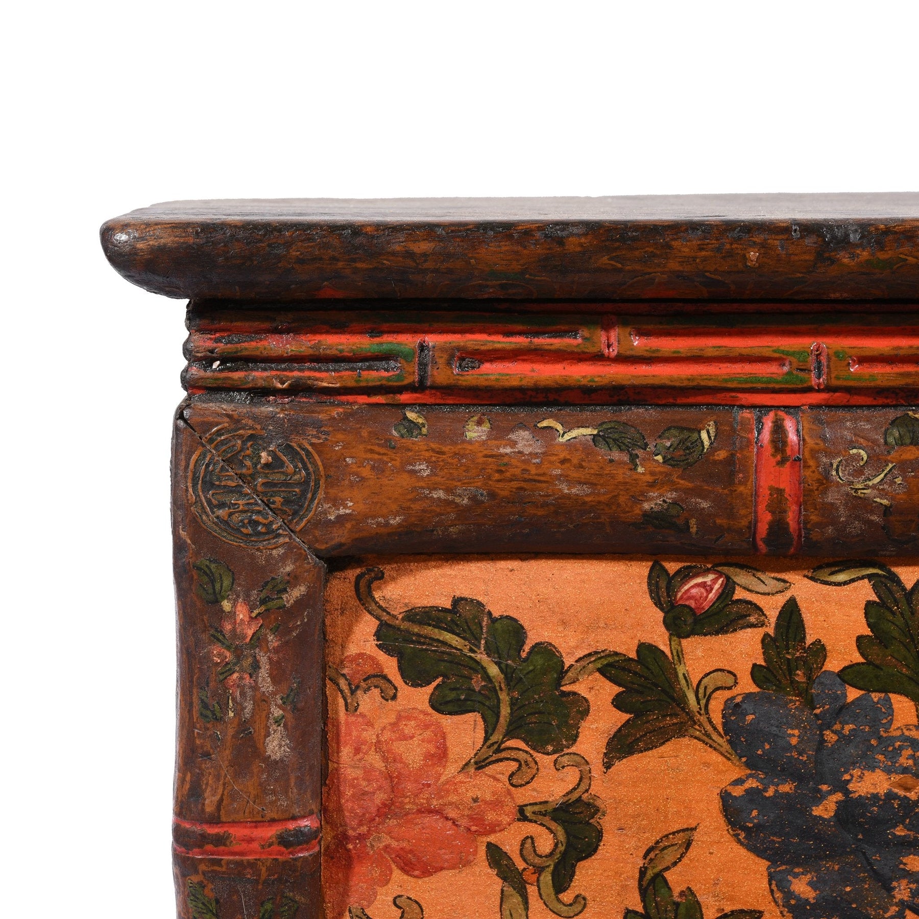 Antique Painted Tibetan Choksar - 18thC
