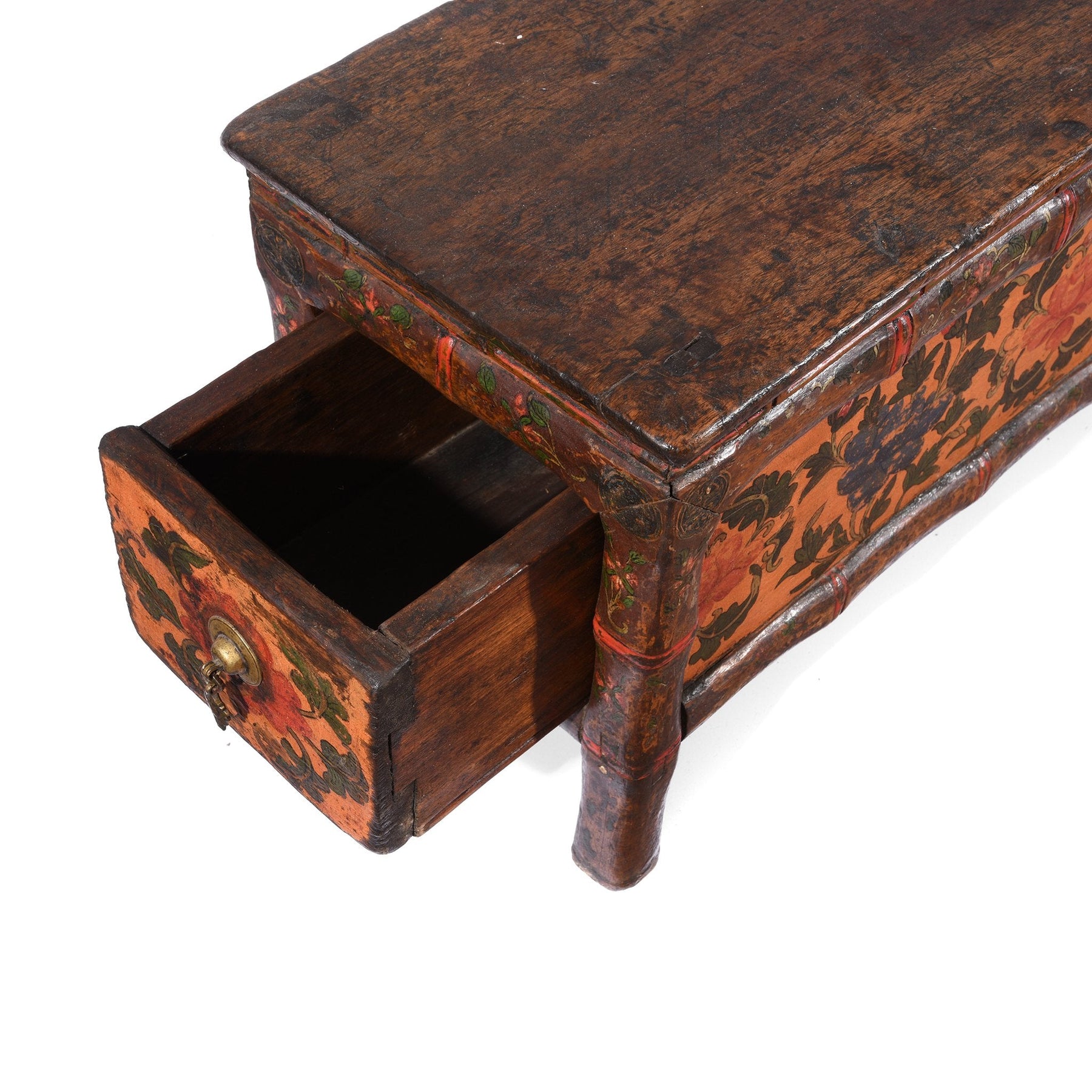 Antique Painted Tibetan Choksar - 18thC