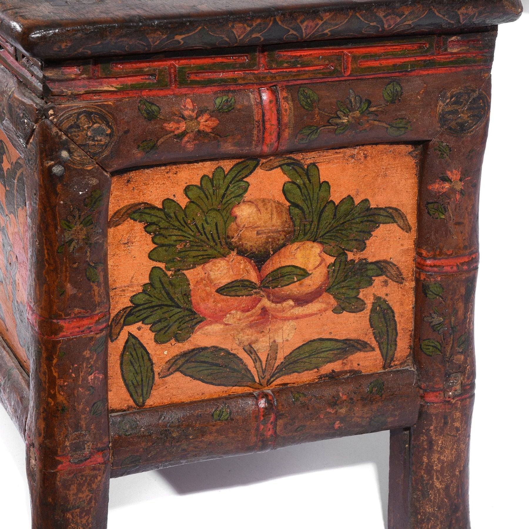 Antique Painted Tibetan Choksar - 18thC
