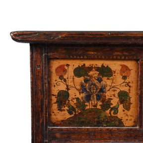 Antique Painted Tibetan Choksar - 19th Century