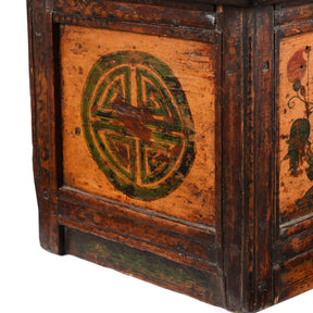 Antique Painted Tibetan Choksar - 19th Century