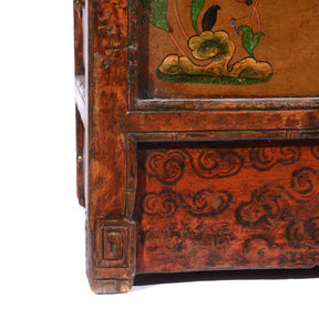 Antique Painted Tibetan Choksar - 19thC