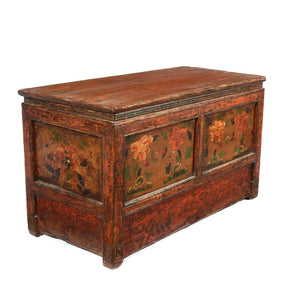Antique Painted Tibetan Choksar - 19thC