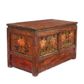 Antique Painted Tibetan Choksar - 19thC