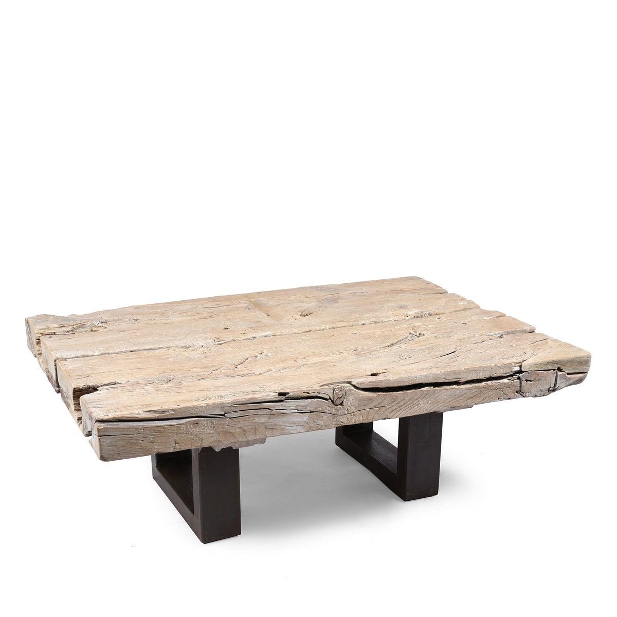 Bleached Elm Driftwood Coffee Table