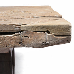 Bleached Elm Driftwood Coffee Table
