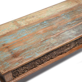 Indian Takhat Coffee Table Made From Reclaimed Teak