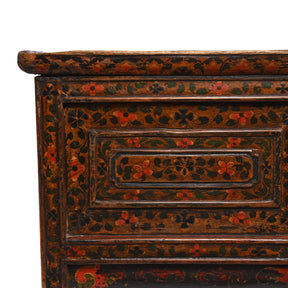Painted Choksar Prayer Table from Tibet - 19thC