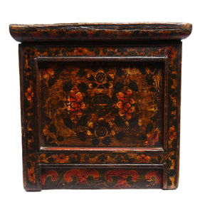 Painted Choksar Prayer Table from Tibet - 19thC
