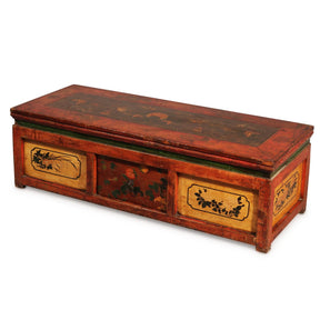 Painted Mongolian Prayer Table - 19thC