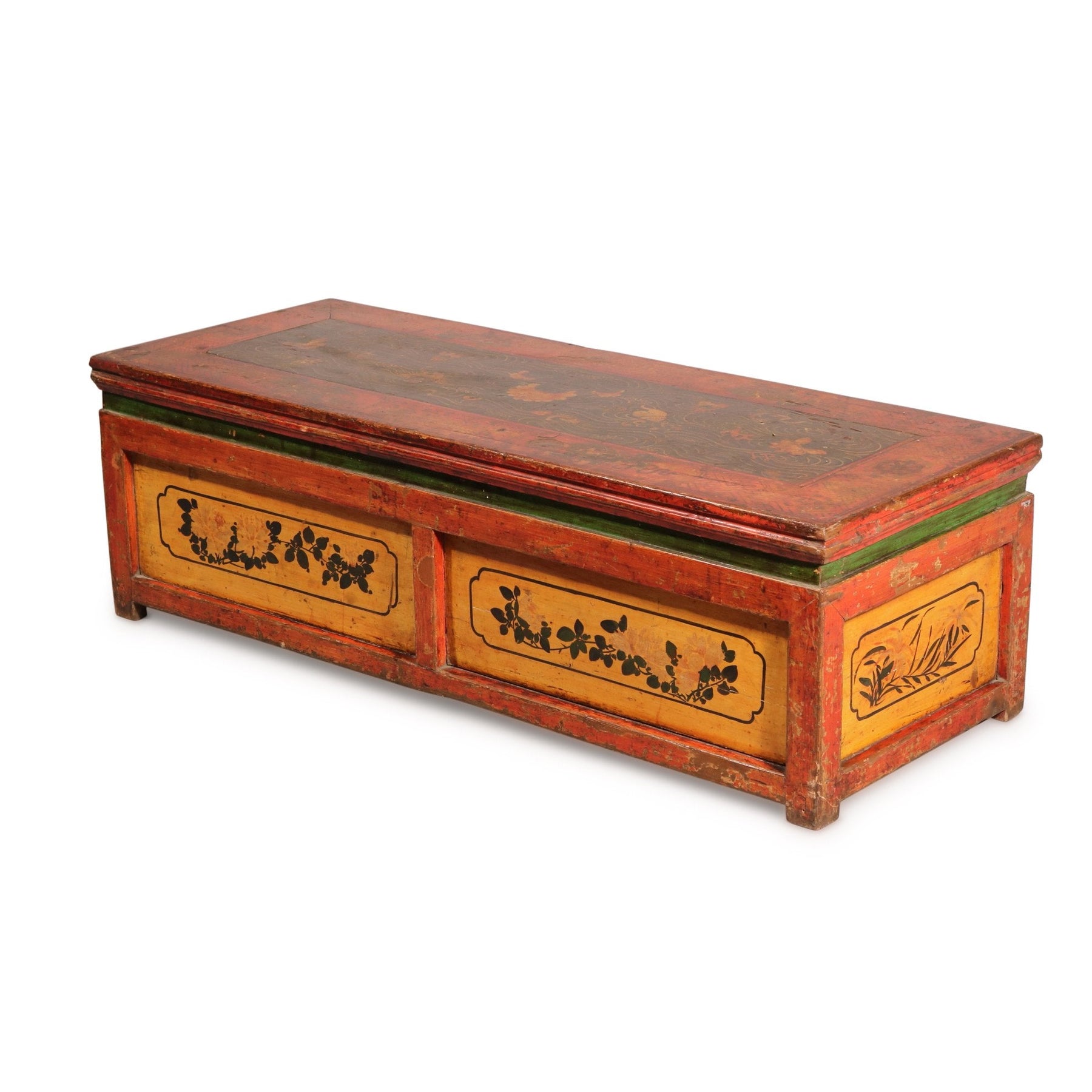 Painted Mongolian Prayer Table - 19thC