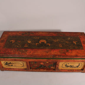 Painted Mongolian Prayer Table - 19thC