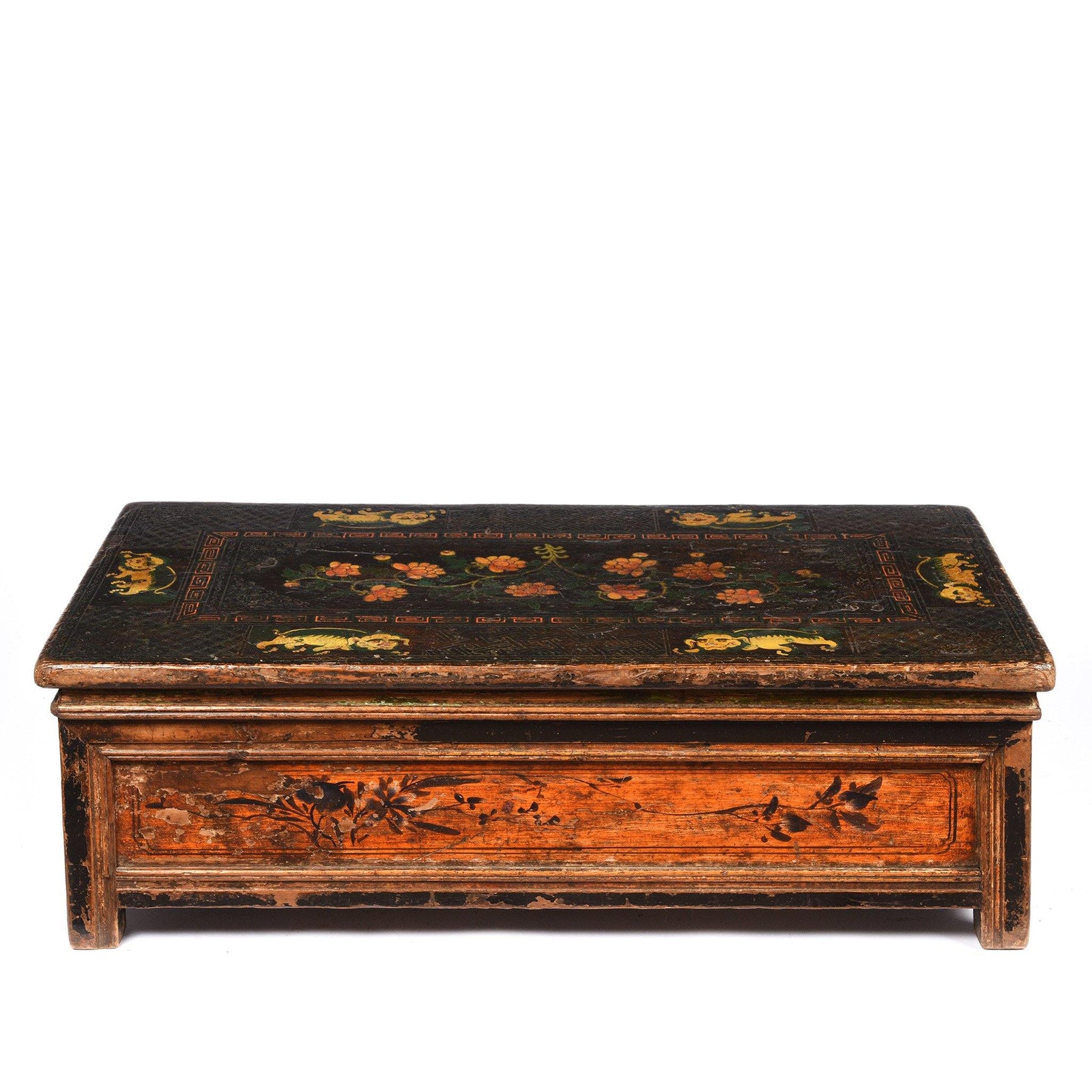 Painted Mongolian Prayer Table - 19thC