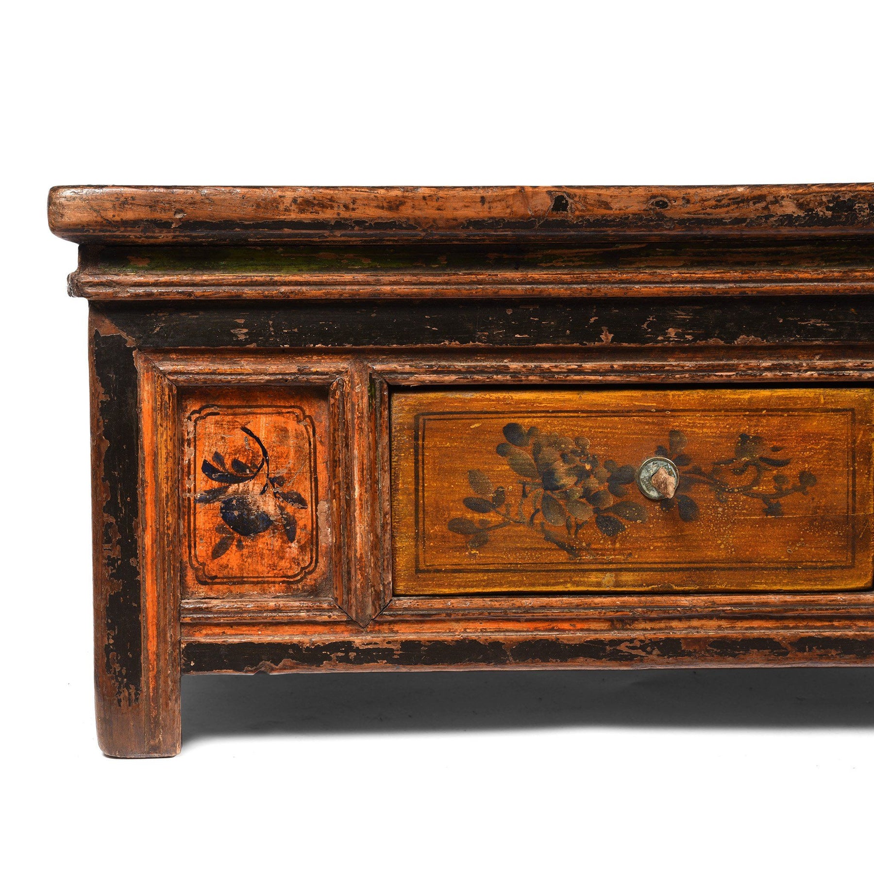 Painted Mongolian Prayer Table - 19thC