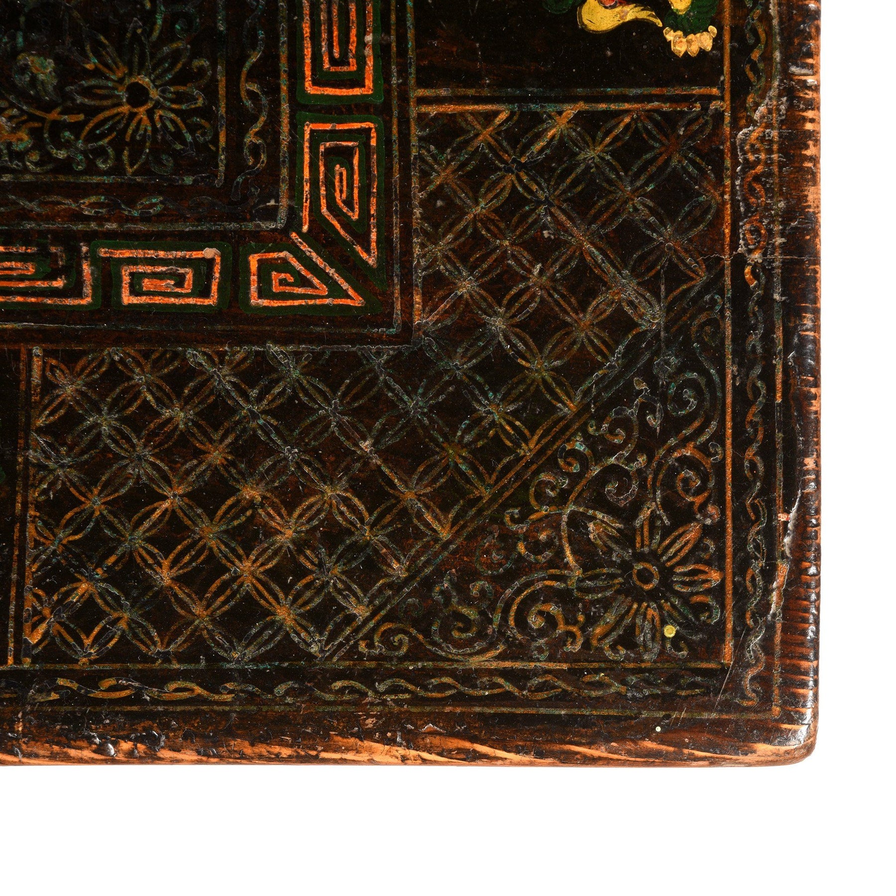 Painted Mongolian Prayer Table - 19thC