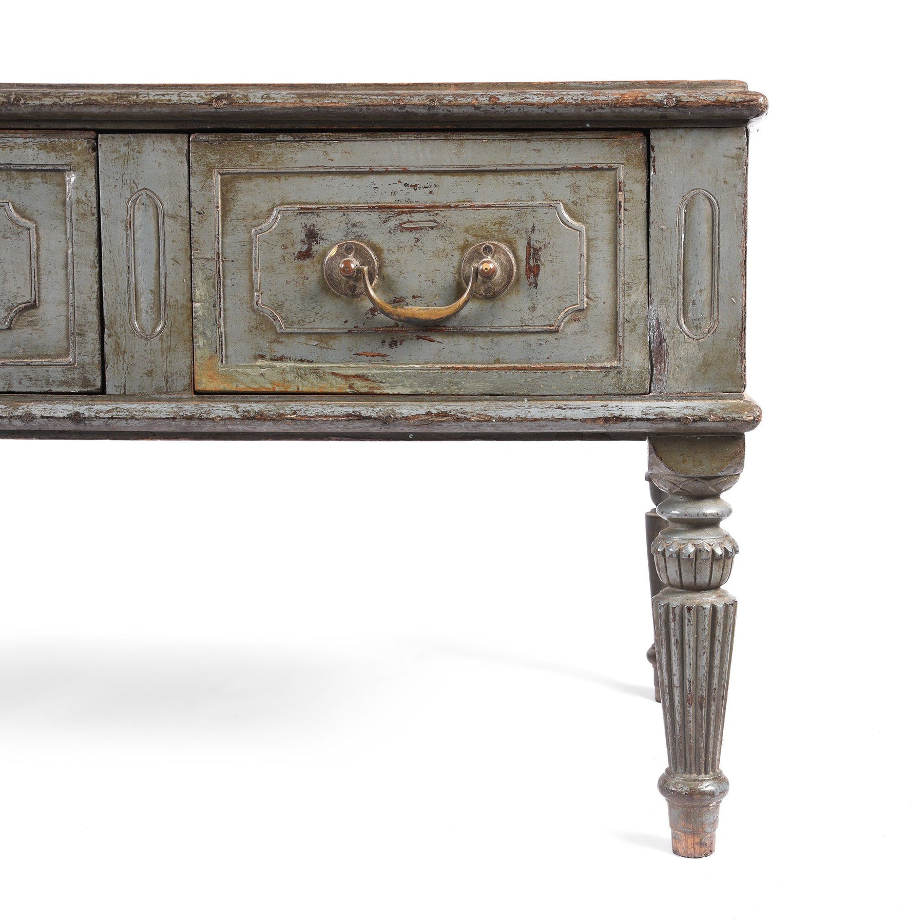Regency Style Indian Painted Coffee Table, Rajasthan - 19thC