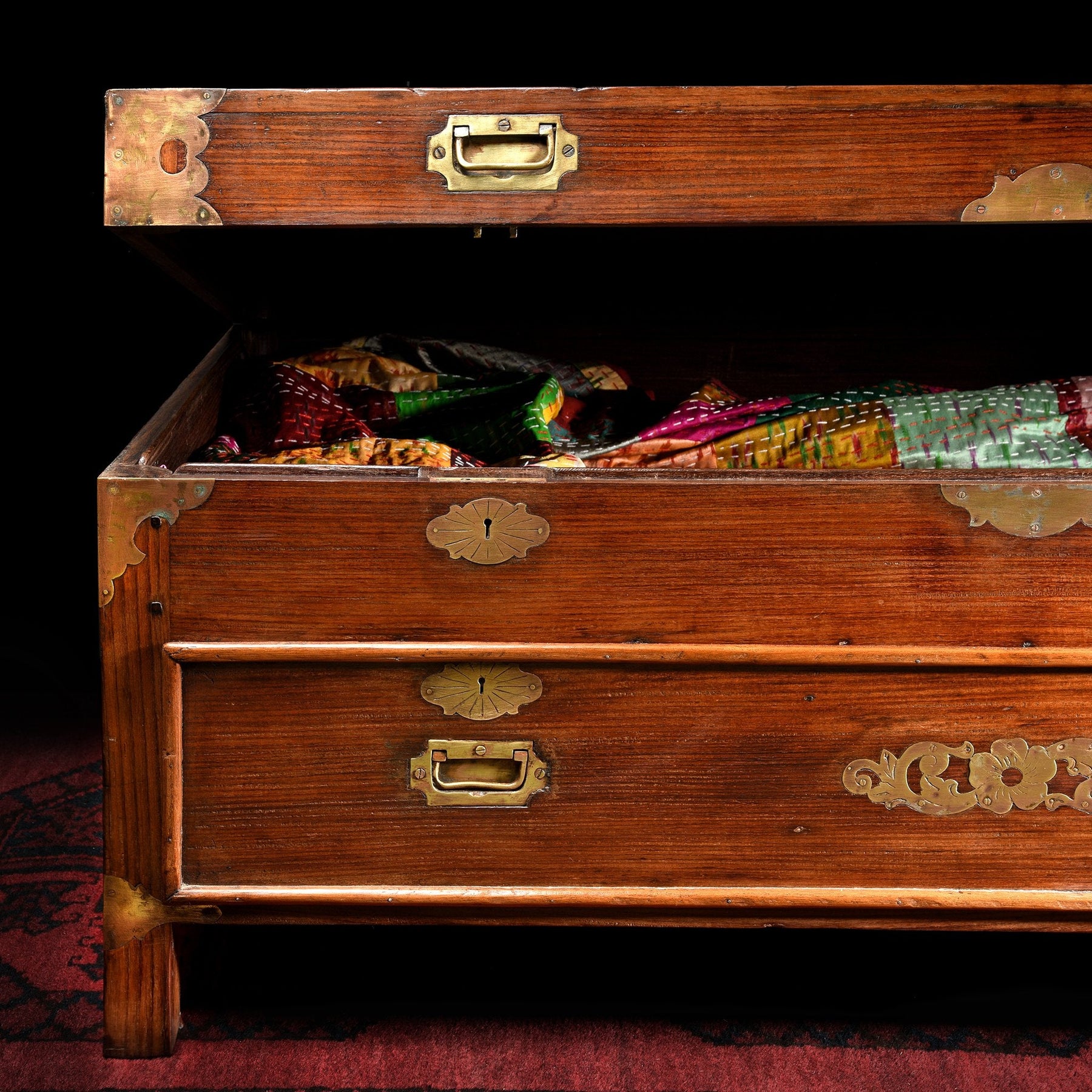 Rosewood Coffee Table - Chest With Drawers - Late 19thC