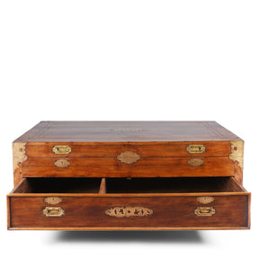 Rosewood Coffee Table - Chest With Drawers - Late 19thC