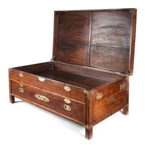 Rosewood Coffee Table - Chest With Drawers - Late 19thC