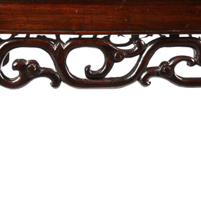 Square Chinese Rosewood Opium Table - 19thC