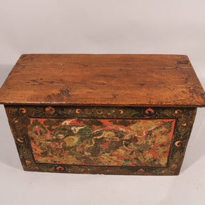 Tibetan Choksar with Dragon Painting - Early 18thC
