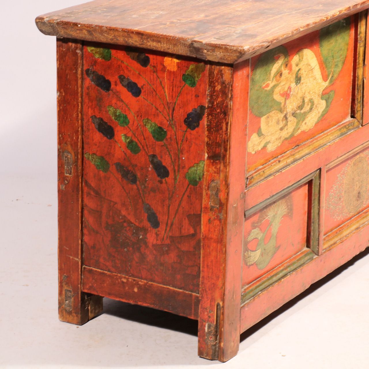 Tibetan Choksar With Snow Lion Painting - 19thC