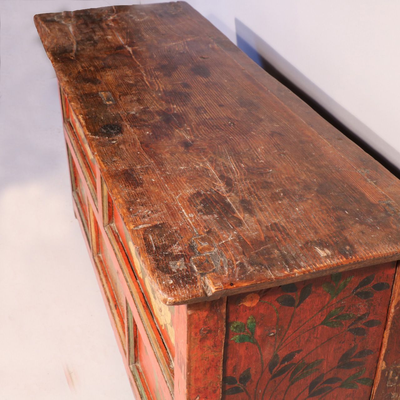 Tibetan Choksar With Snow Lion Painting - 19thC