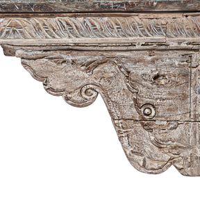 2 Drawer Painted Console Table Made From Reclaimed Teak