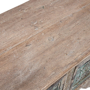 2 Drawer Painted Console Table Made From Reclaimed Teak
