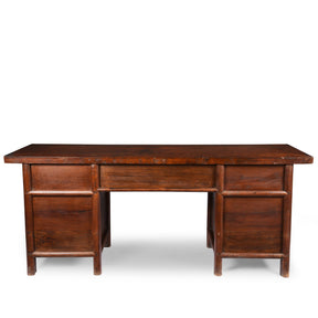 3 Drawer Walnut Altar Table From China - 19th Century