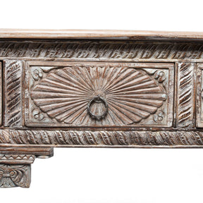 4 Drawer Painted Console Table Made From Reclaimed Teak