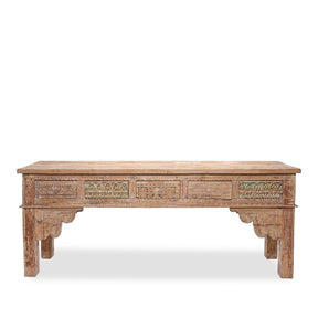 5 Drawer Painted Console Table Made From Reclaimed Teak