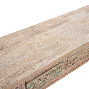 5 Drawer Painted Console Table Made From Reclaimed Teak